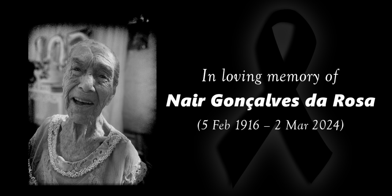 Nair Gonçalves da Rosa of Brazil, passed away at 108