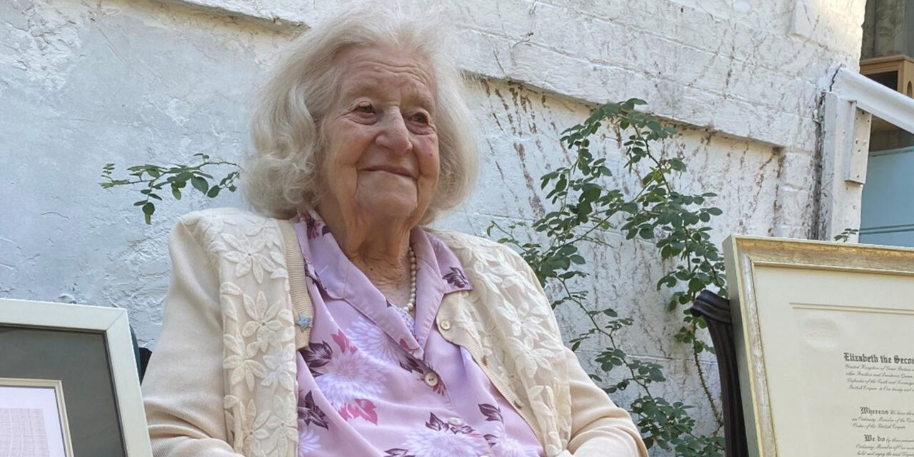 British writer and fundraiser Anne Baker turns 110