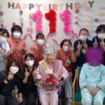 Hanako Ishii of Chiba, Japan, celebrates her 111th birthday